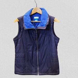 Colombia Women’s Fleece Lined Vest Size Large Gorpcore Layering Athleisure